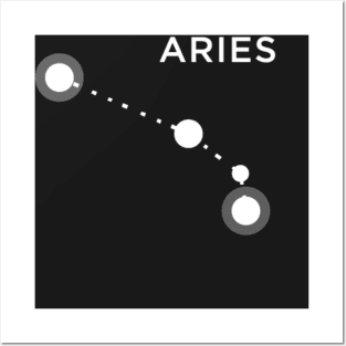 Aries Zodiac Constellation Sign Posters and Art
